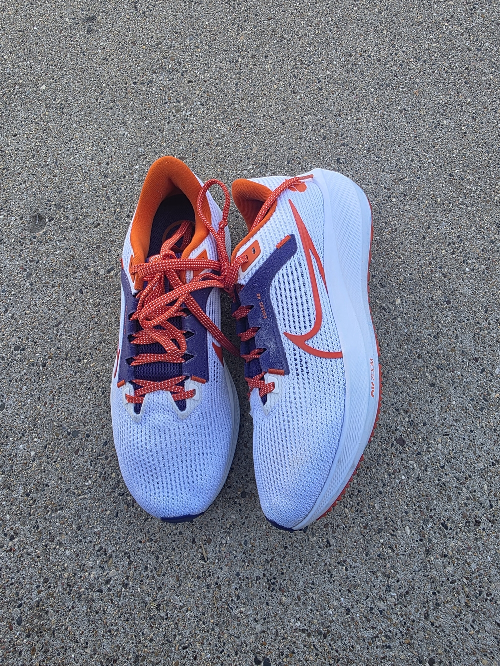 Nike Air Zoom Pegasus 40 'Clemson' sneakers Men 6.5 Women 8